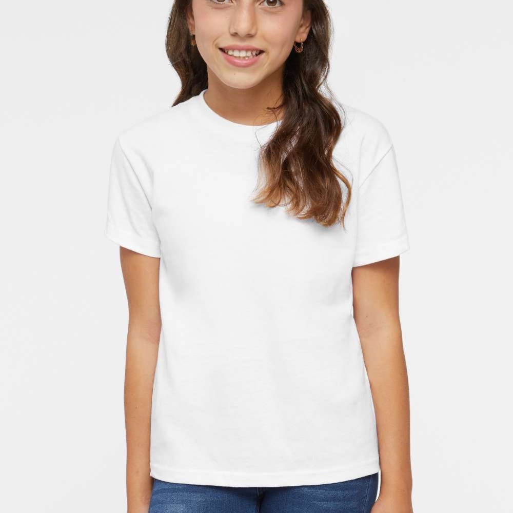 Children's White T-Shirt size 5 size 6 NEW